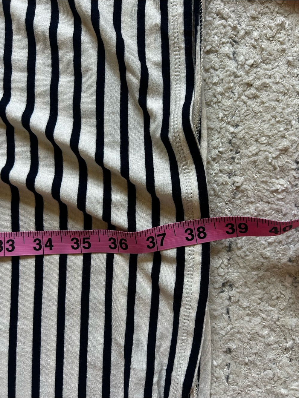 J.Crew Navy and White Striped Maxi Skirt - Picture 3 of 7